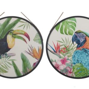 Wandbild Papagei Dschungel