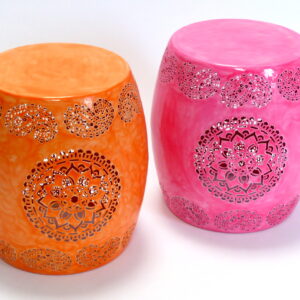 Orient Hocker Pink/ Orange