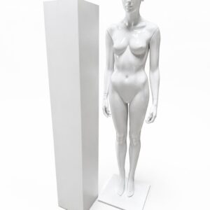 Stele Säule Weiß Matt XXL