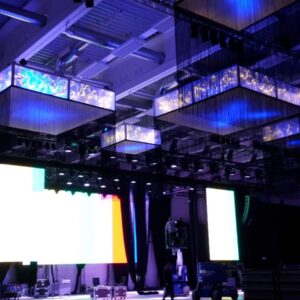 Holorahmen Leuchtcube Event mieten - Schmuecker Dekoration