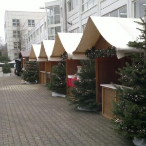 Huette Marktstand Event mieten - Schmuecker Dekoration