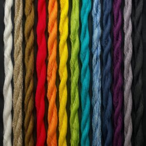 Fadenvorhänge bunt / diverse Farben