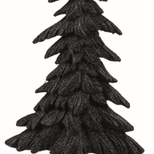 Dekoobjekt Weihnachtsbaum Schwarz