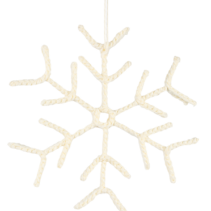 Winter Strick-Schneeflocke